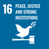 SDG 16: Peace, Justice and Strong Institutions SDG 16: Peace, Justice and Strong Institutions